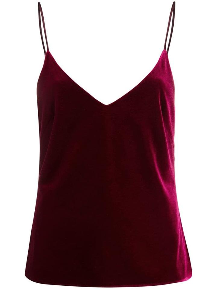 Galvan Velvet Top - Red
