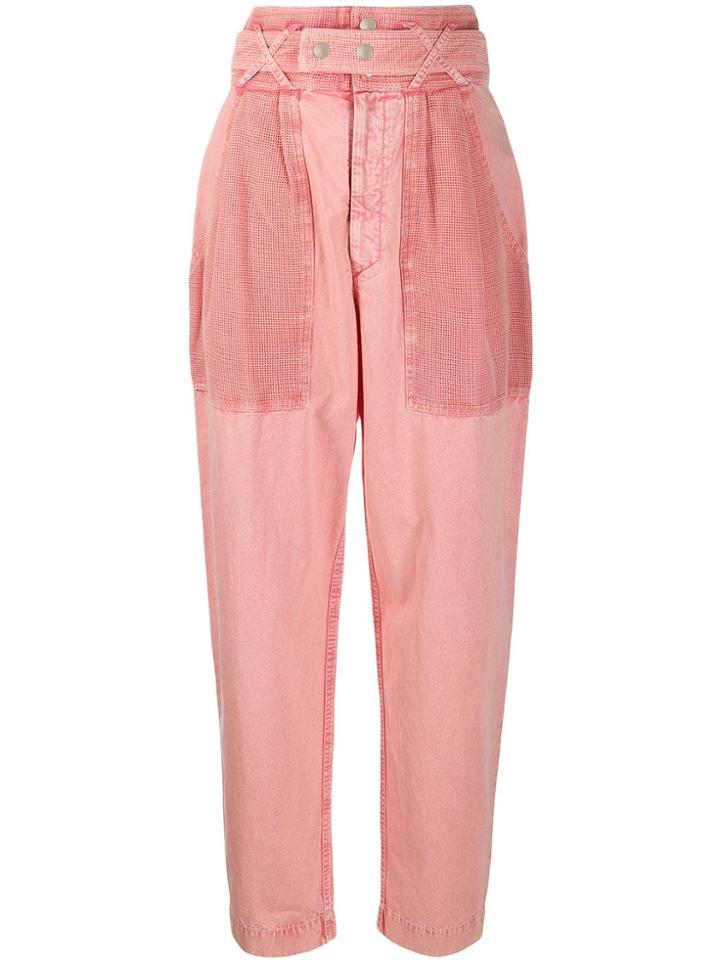 Isabel Marant High-waisted Trousers - Pink