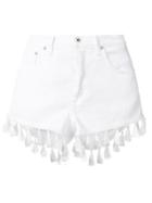 Dondup Tassel Detailed Shorts - White