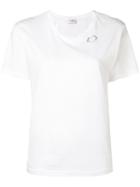 Saint Laurent Sl Heart Print T-shirt - White
