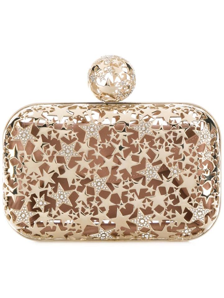 Jimmy Choo Cloud Clutch Bag - Gold