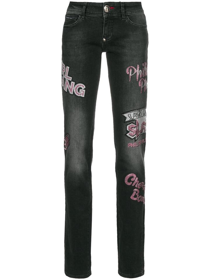 Philipp Plein Chicago Gang Jeans - Black