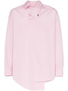 Bed J.w. Ford Asymmetric Cotton Shirt - Pink