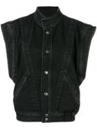 Givenchy Denim Vest Jacket - Black