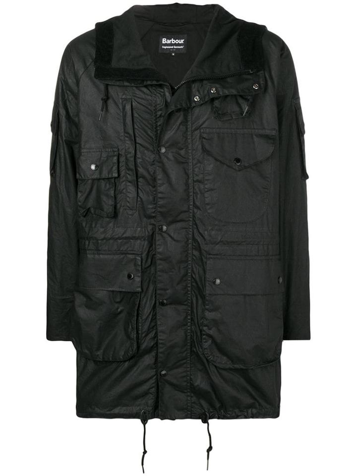 Barbour Mid Length Parka - Black