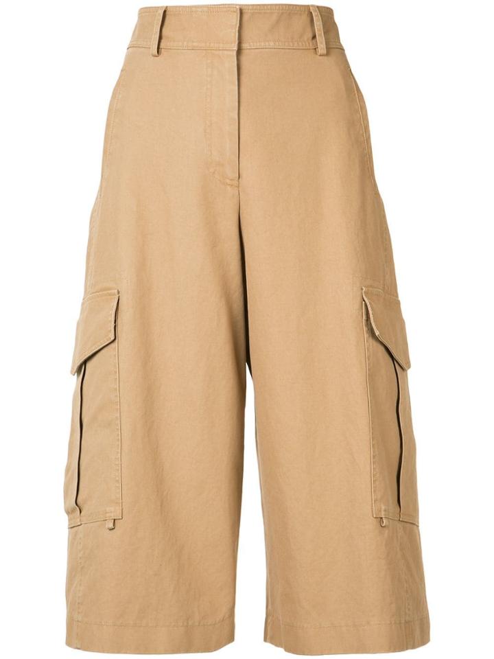 Sies Marjan Cropped Cargo Trousers - Brown