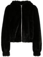 Helmut Lang Black Long Sleeve Bomber Jacket