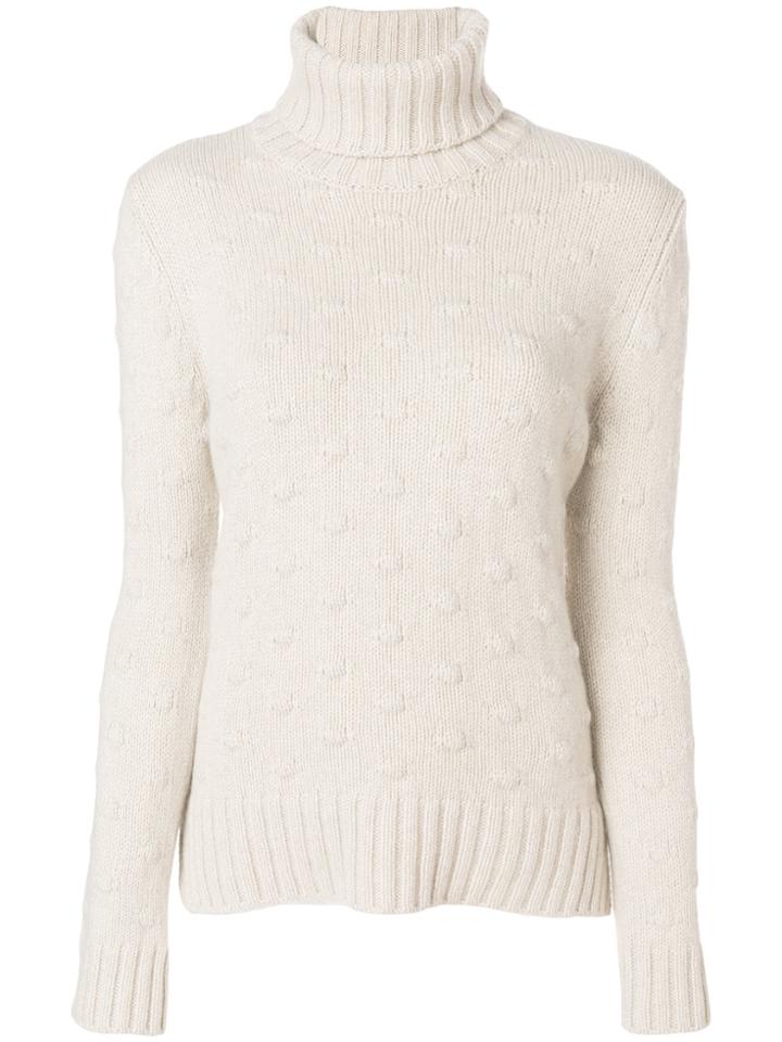 Borgo Asolo Bubble Knit Jumper - Grey