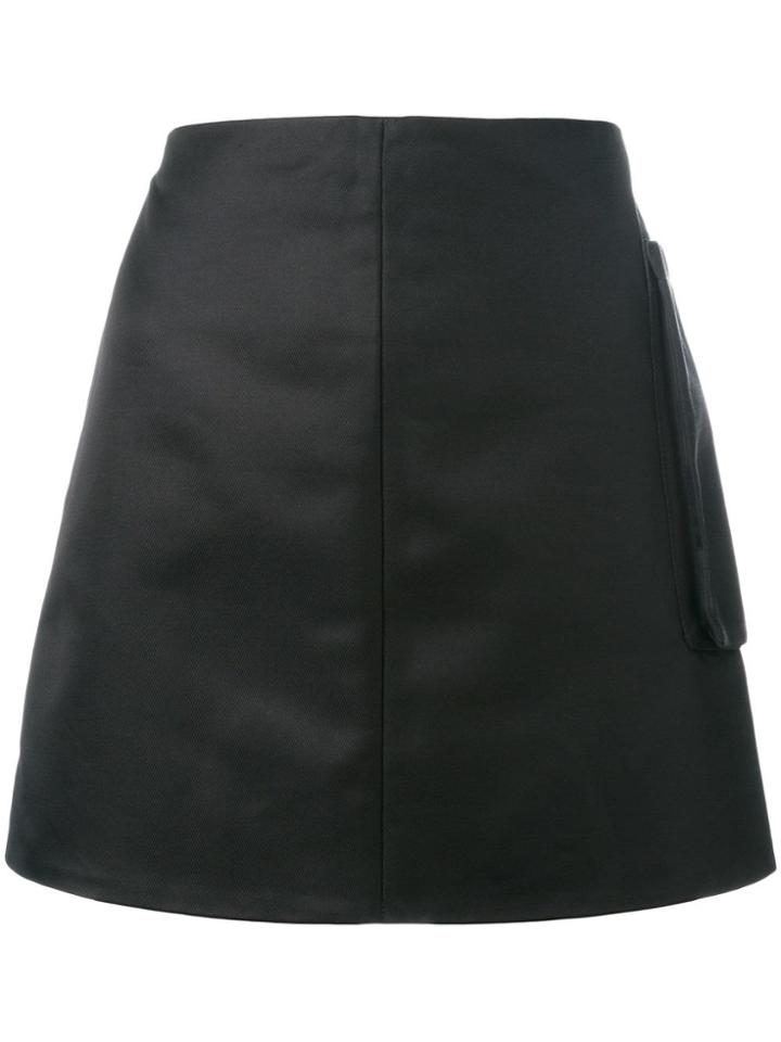 Alyx Rear Zip Mini Skirt - Black