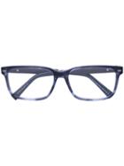 Ermenegildo Zegna - Square Optical Glasses - Men - Wood/acetate - 58, Blue, Wood/acetate