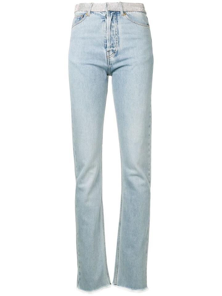 Alexandre Vauthier Slim Fit Jeans - Blue