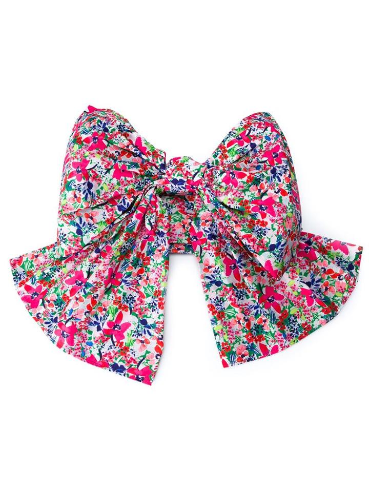 Dress Camp Oversized Floral Bow Tie