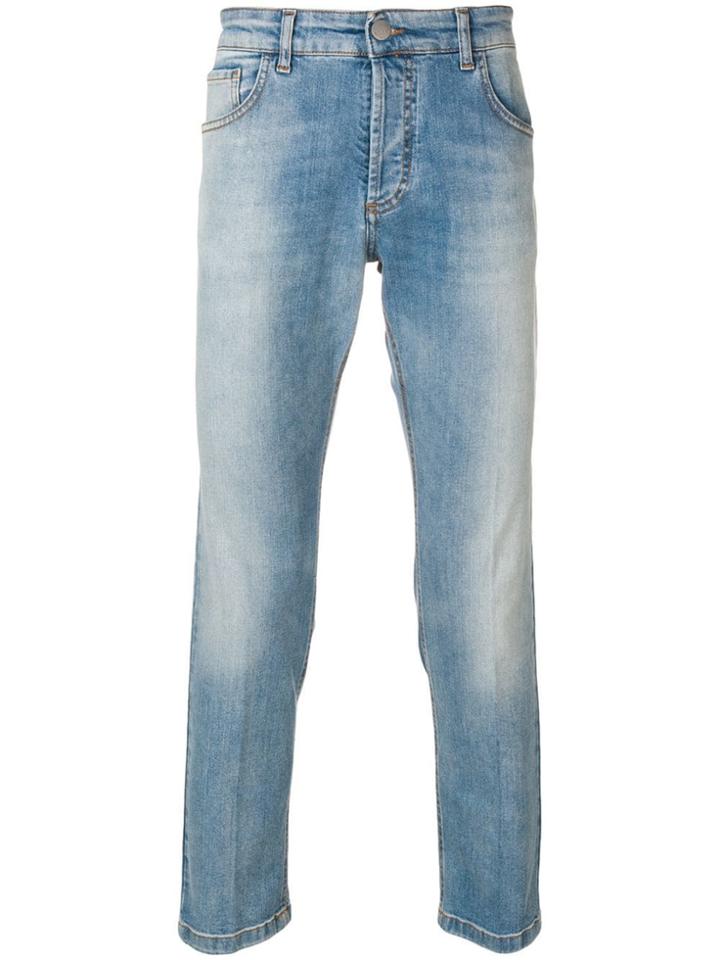 Entre Amis Slim Faded Jeans - Blue