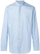 Alessandro Gherardi Mandarin Neck Shirt - Blue