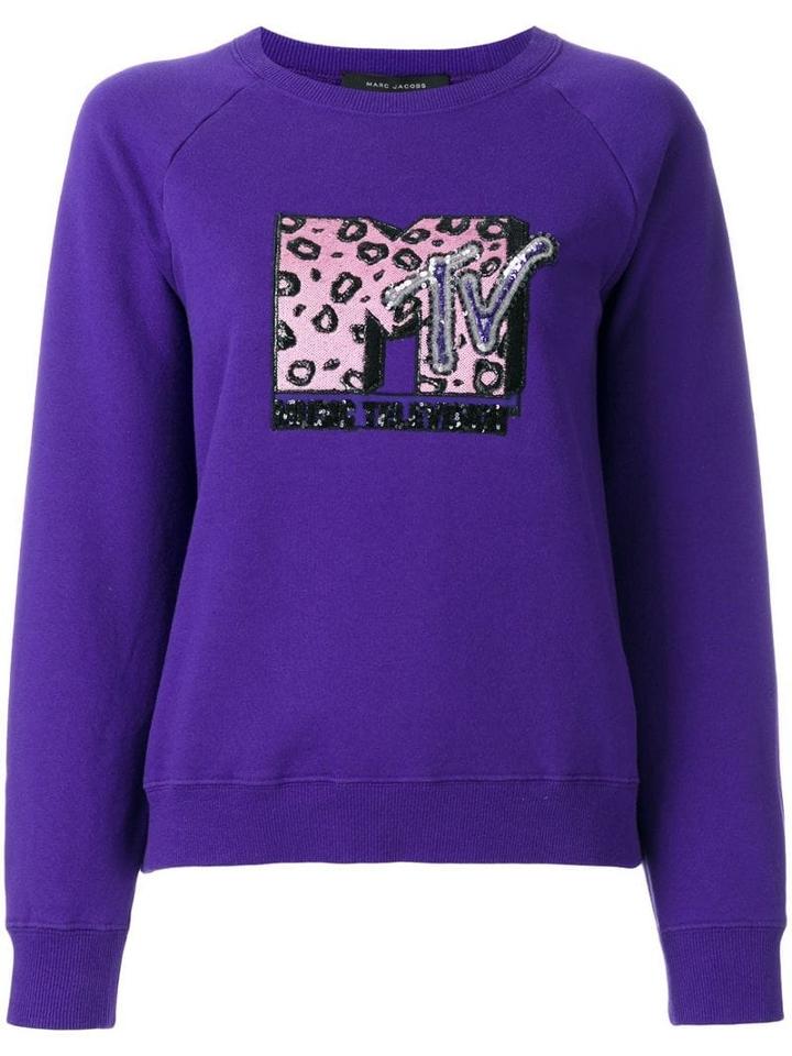 Marc Jacobs Mtv X Marc Jacobs Raglan Sweatshirt - Purple