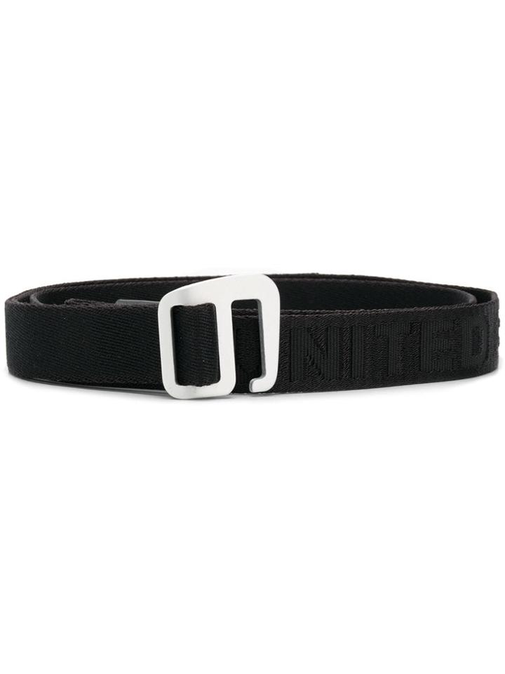 United Standard Rear Logo Patch Belt - Black