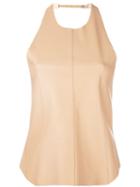 Manokhi 'riri' Top, Women's, Size: Medium, Nude/neutrals, Calf Leather
