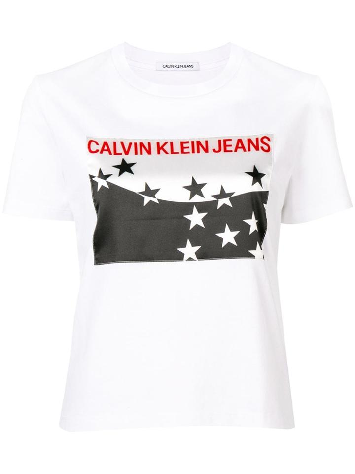 Calvin Klein Jeans Star Logo T-shirt - White