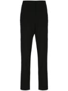 Altuzarra Frayed Trim Trousers, Women's, Size: 42, Black, Polyester/triacetate