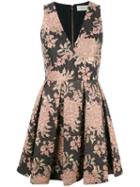 Alice+olivia Floral Print Dress, Women's, Size: 6, Pink/purple, Polyester/nylon/spandex/elastane
