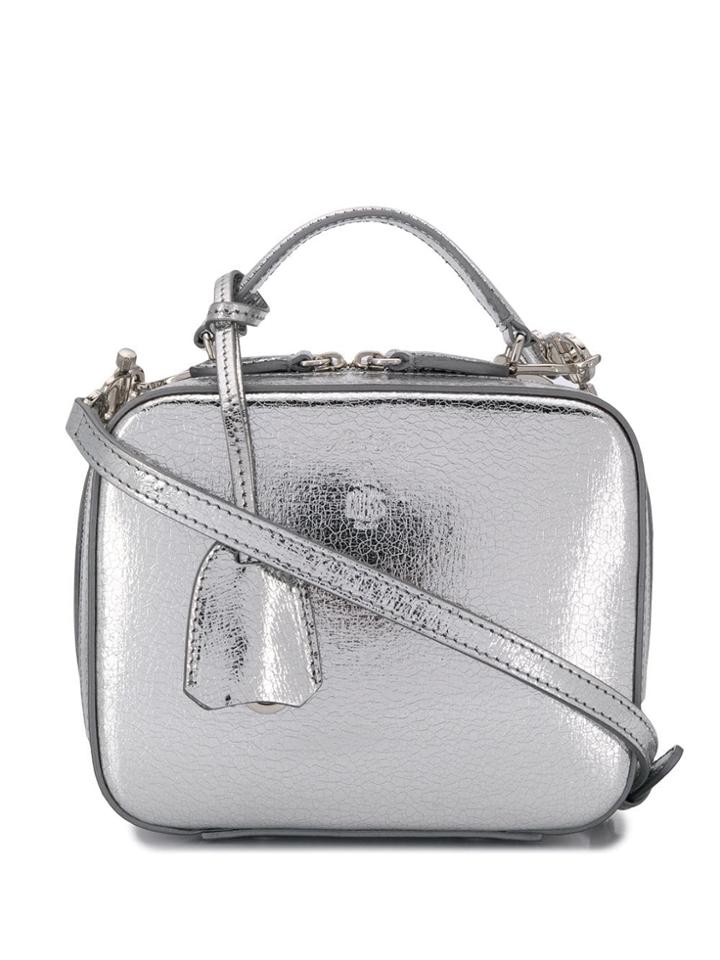Mark Cross Baby Laura Crossbody Bag - Silver