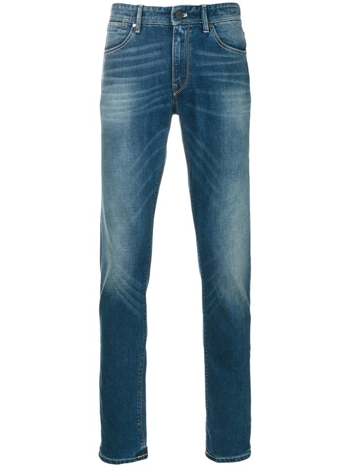 Pt05 Five Pocket Denim Jeans - Blue