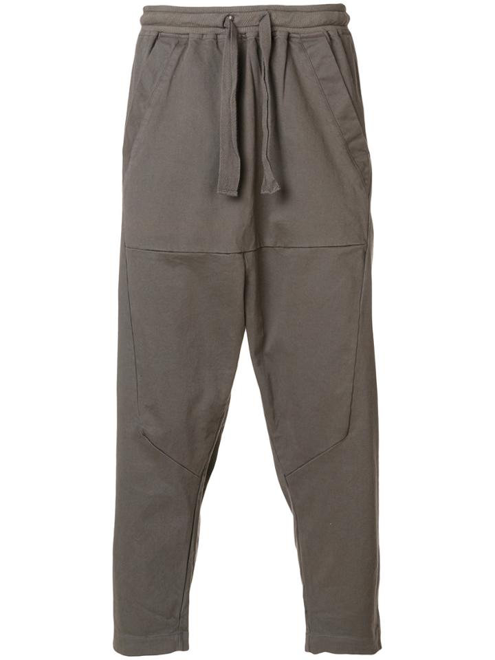 Lost & Found Rooms Tailored Back Drop-crotch Trousers - Grey