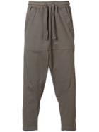 Lost & Found Rooms Tailored Back Drop-crotch Trousers - Grey