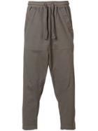 Lost & Found Rooms Tailored Back Drop-crotch Trousers - Grey