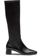 Prada Stretch Nappa Leather Boots - Black