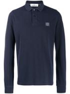 Stone Island Chest Patch Polo Shirt - Blue