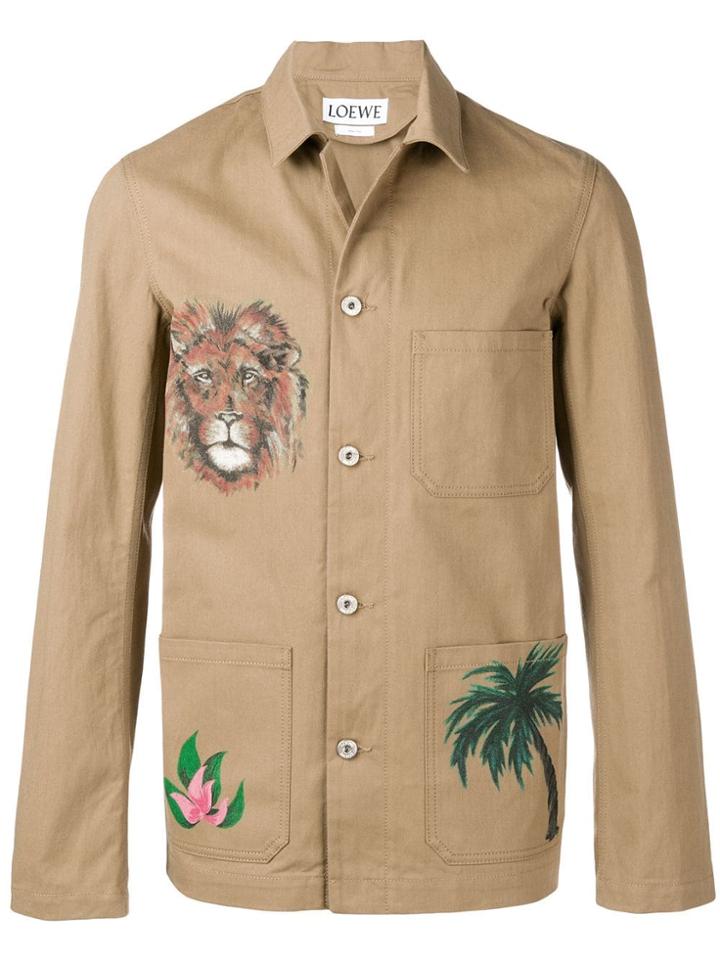 Loewe Safari Shirt Jacket - Brown