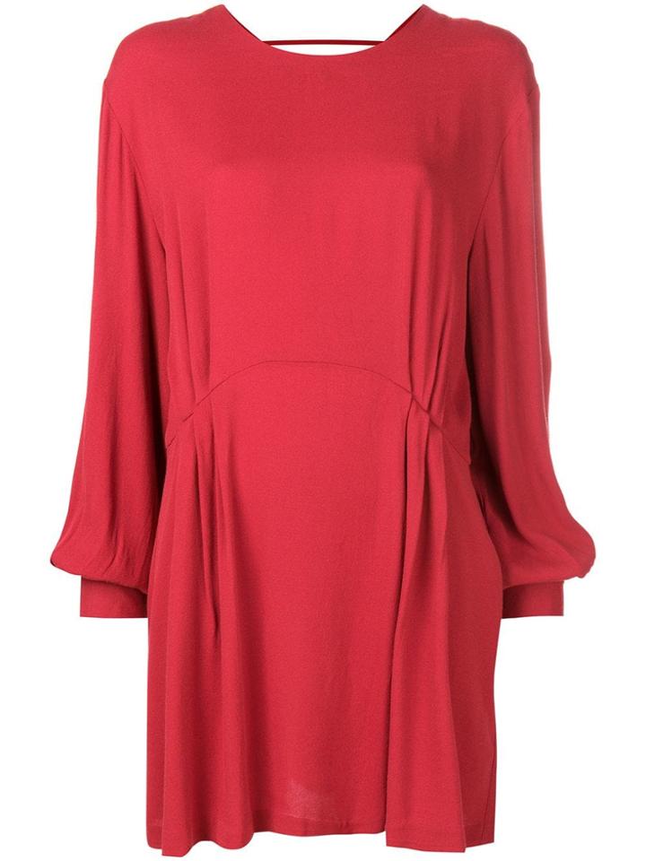 Iro Broken V-back Dress - Red