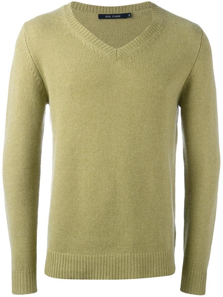 Sofie D'hoore 'mendoza' Pullover, Men's, Size: 50, Green, Cashmere