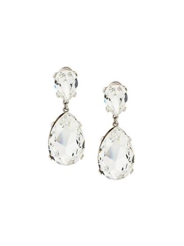 Susan Caplan Vintage 1980s Vintage Kenneth Jay Lane Crystal Earrings -