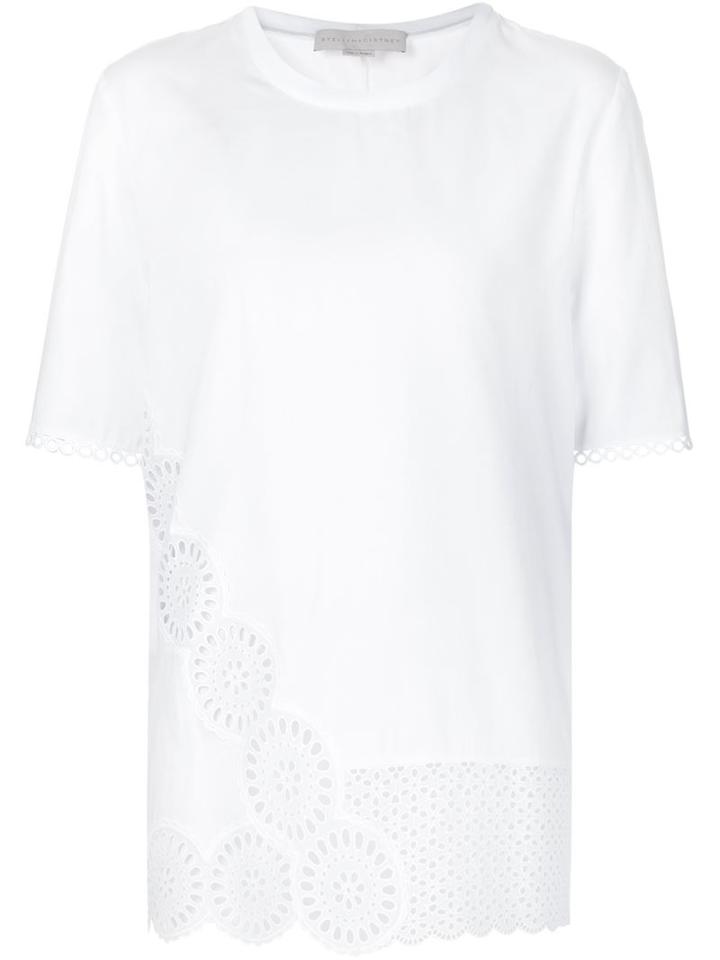 Stella Mccartney - 'molly' Top - Women - Cotton/cupro - 44, White, Cotton/cupro