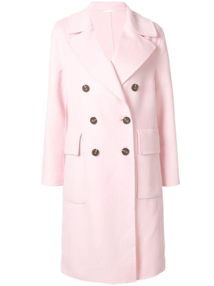 Ck Calvin Klein Double-breasted Coat - Pink