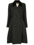 Hermès Vintage Long Sleeve Coat Jacket - Black