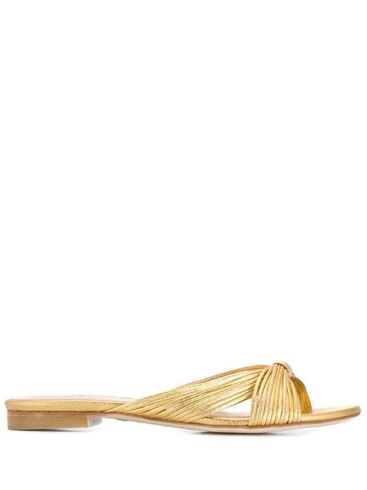 Stuart Weitzman Payton Sandals - Gold