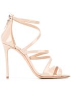 Casadei Strappy Open Toe Sandals - Nude & Neutrals