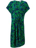 Kenzo Phoenix Print Dress - Green