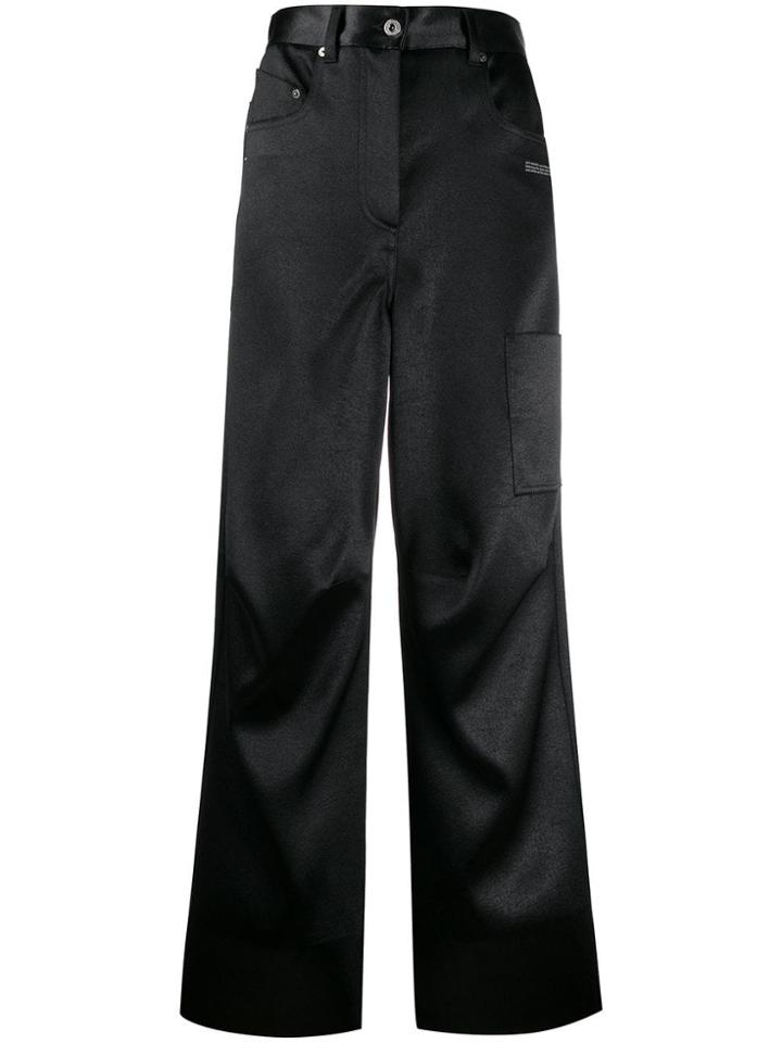 Off-white Duchesse Tomboy Trousers - Black