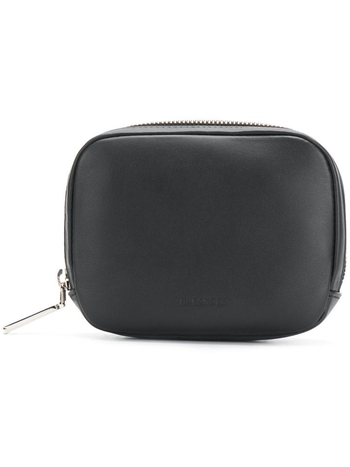 Jil Sander Zipped Wash Bag - Black