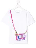Moschino Kids Teen Bag Print T-shirt - White
