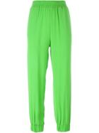 I'm Isola Marras Gathered Ankle Trousers - Green