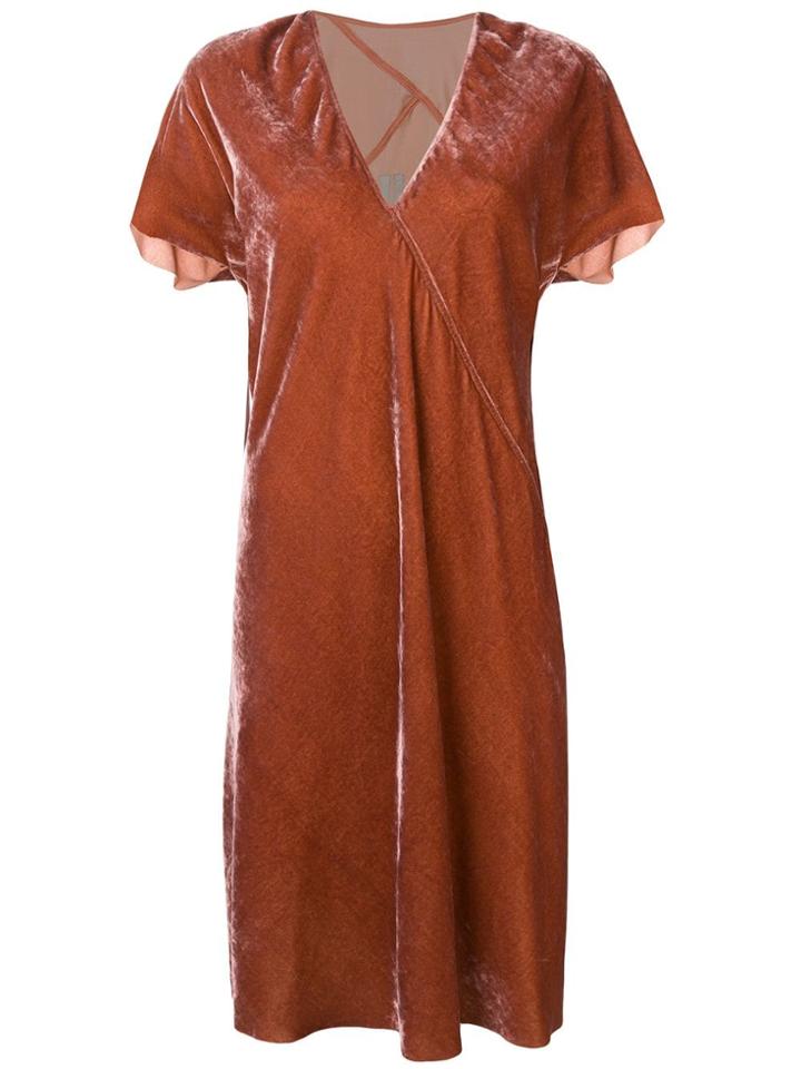 Rick Owens Draped Tunic Dress - Pink