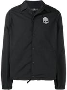 Hydrogen Chest Logo Shirt Jacket - Black