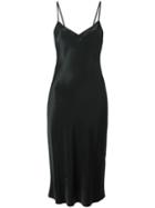 Dkny Satin Slip Dress, Women's, Size: Small, Black, Viscose/triacetate/polyester