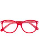 Stella Mccartney Kids Round Frame Eyeglasses, Red
