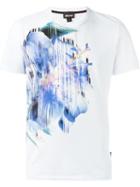 Just Cavalli Print T-shirt, Men's, Size: M, White, Cotton